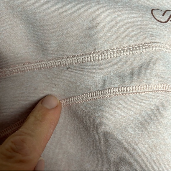 Calia Women’s Crop Leggings Small Pink Black Sheer Details Activewear Lot Of 2 - Picture 10 of 11